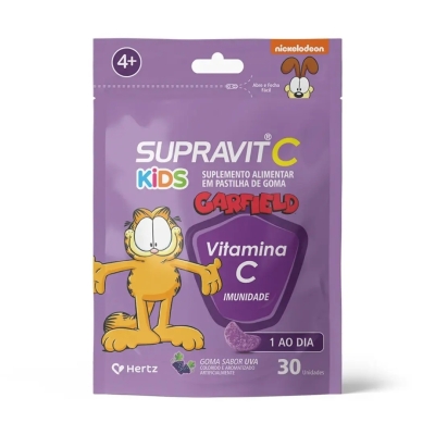 Vitamina C Supravit C Kids Uva Infantil 30 Gomas