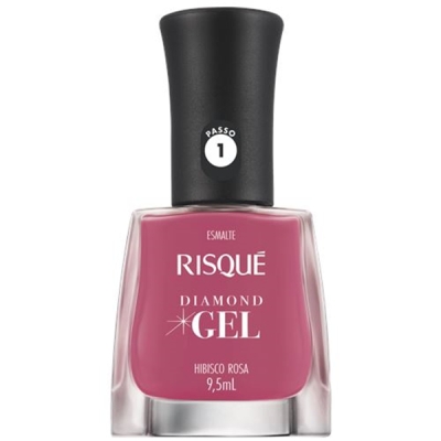Esm risque diamond gel 9.5ml hibisco rosa 