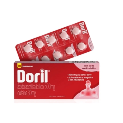Doril 500mg+30mg 10cpr