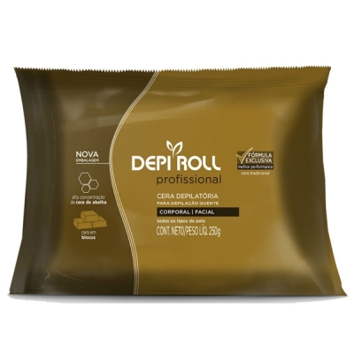 Cera depi roll quente trad 250gr