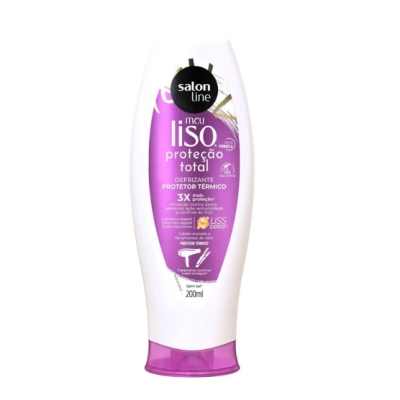Defrizante Cabelo Liso Salon Line Meu Liso Proteção Total 200ml