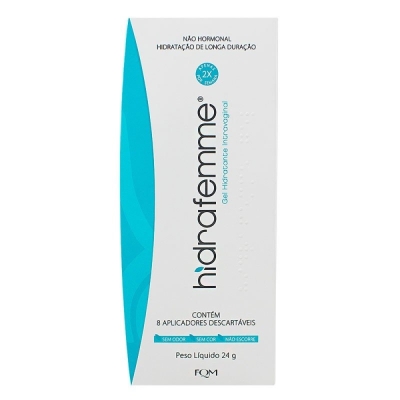 Hidrafemme gel hid intravaginal 24g+8 aplic 