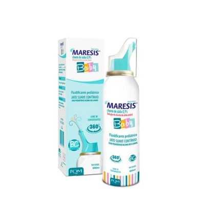 Maresis Baby 0,9% Descongestionante Spray Nasal Infantil Jato Suave Contínuo 100ml