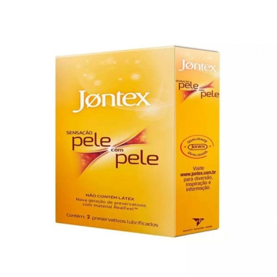 Preserv jontex pele com pele 2 un