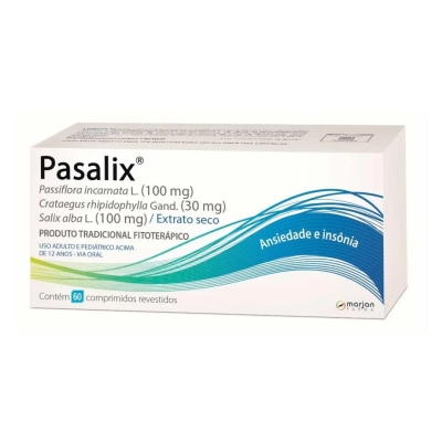 Pasalix Passiflora Incarnata 100mg 60 Comprimidos