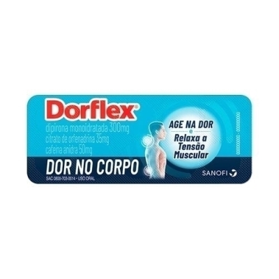 Dorflex Analgésico e Relaxante Muscular 10 Comprimidos