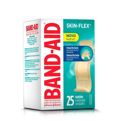 Band-Aid Curativo Skin-Flex 25 Unidades