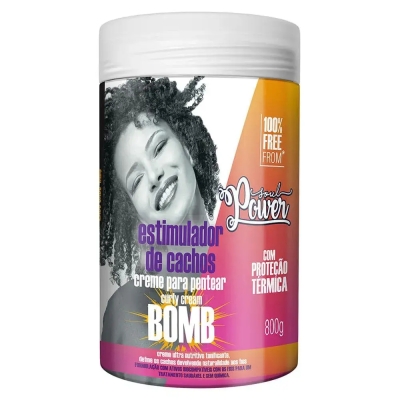 Soul Power Curly Cream Bomb – Creme para Pentear para Cachos 800g