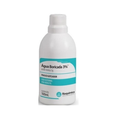 Agua Boricada 3% Rioquímica 100ml