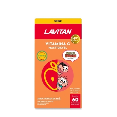 Lavitan vit c 60 cpr mastigaveis maca