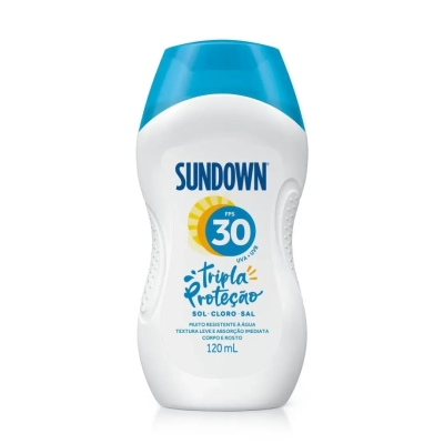 Protetor Solar Facial Loção FPS 30 Sundown 120ml