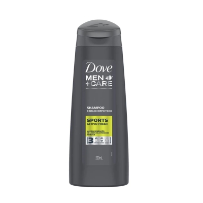 Shampoo Dove Men+Care Sports Active+Fresh Cabelo, Barba e Corpo 200ml