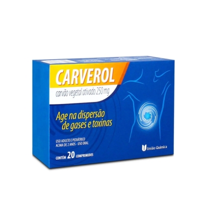 Carverol 250mg 20 cpr uniao quimica