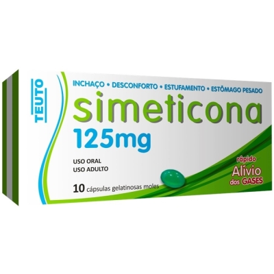Simeticona 125mg 10 cps g.teuto
