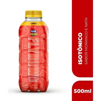 Flynow Isotônico Fini Tubes Morango & Nata Cimed 500ml
