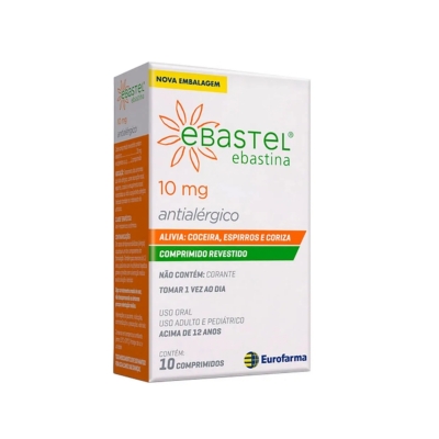 Ebastel Ebastina 10mg 10 Comprimidos