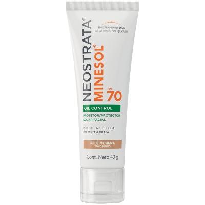 Protetor Solar Facial NeoStrata Minesol Oil Control Fps 70 Médio Claro 40g