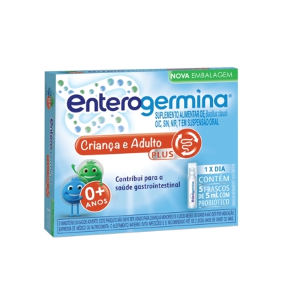 Probiótico Enterogermina Plus 5ml 5 Frascos