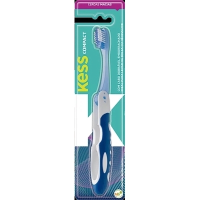 Escova Dental Kess Compact Macia Unidade