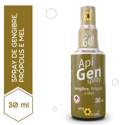 Spray para Garganta Apis Flora Apigen Própolis, Gengibre e Mel 30ml