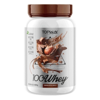 Whey Protein Topway 100% Concentrado Chocolate & Avelã 900g