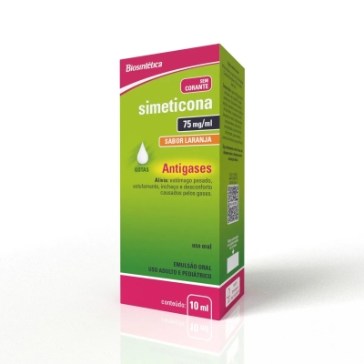 Simeticona 75mg/ml Gotas 10ml Genérico Biosintética 