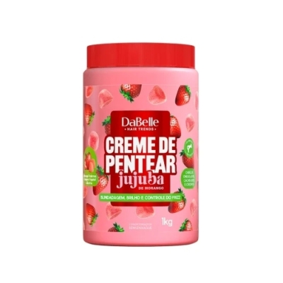 Creme de Pentear Dabelle Jujuba de Morango 1Kg