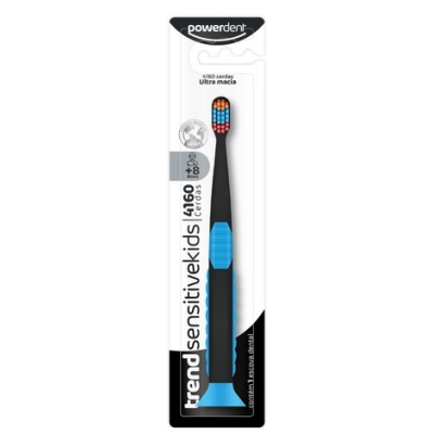 Escova de Dente Powerdent Trend Sensitive Kids Ultra Macia 4160