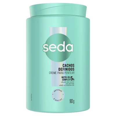 Creme para Pentear Seda Cachos Definidos Pote 900g