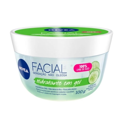 Cr nivea facial 100g gel hialuronico e pepino