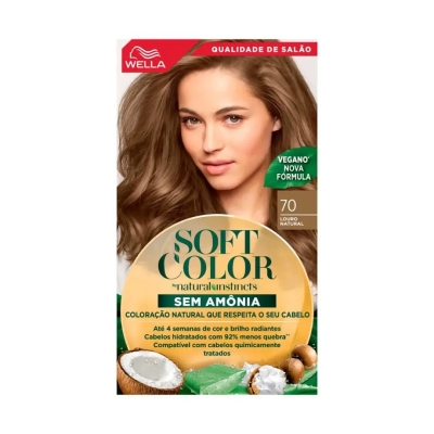 Tinta de Cabelo Semi-Permanente Soft Color - 70 Louro Natural