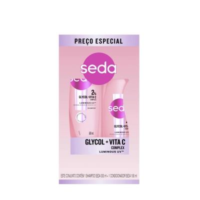 Kit Seda Luminous UV Shampoo 300ml + Condicionador 190ml