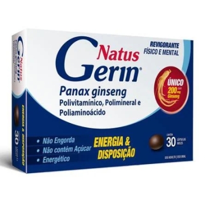 Polivitamínico Natus Gerin 30 Cápsulas