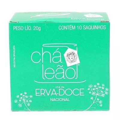 Cha leao 10 saches 16g erva doce