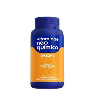 Ômega 3 Vitaminas Neo Quimica com 60 Cápsulas