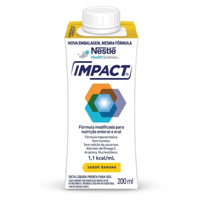 Impact Suplemento Alimentar Banana 200ml