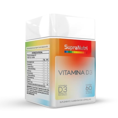 SupraNutri Vitamina D32000UI + TCM 60 Cápsulas 