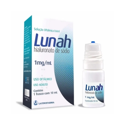 Colírio Lunah Hialuronato de Sódio 1mg/ml 10ml