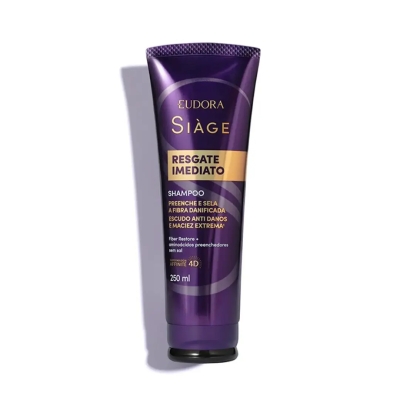 Shampoo Eudora Si&agrave;ge Resgate Imediato 250ml