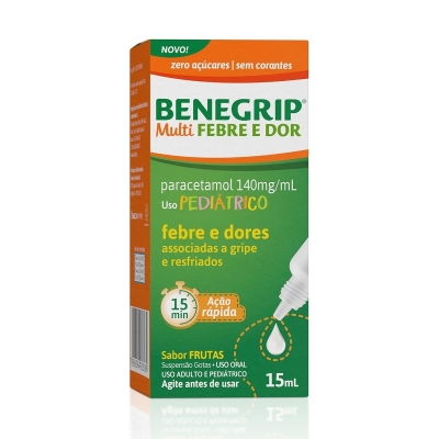 Benegrip multi febre e dor 15ml