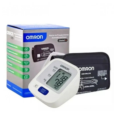 Aparelho de Pressão Arterial de Braço Omron Control+ HEM-7122 1 Unidade
