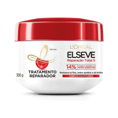 Creme de Tratamento L'Oréal Paris Elseve Reparação Total 5 300g