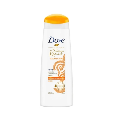 Shampoo Dove Texturas Reais Cachos 200ml