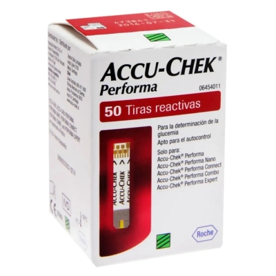 Tiras-teste de Glicemia Accu-Chek Performa 50 Unidades