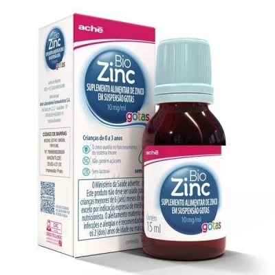 Zinco BioZinc 10mg/ml Infantil Gotas 15ml