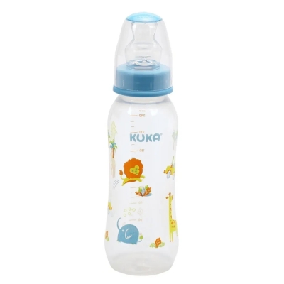 Mamadeira Kuka Natural Color Orto Nº2 Azul 250ml
