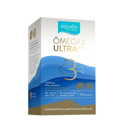 Equaliv Ômega 3 1000mg Ultra 60 Cápsulas 
